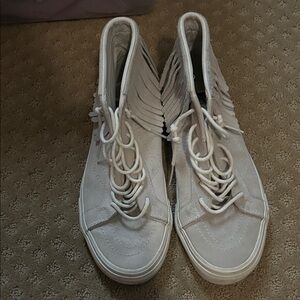 Vans Women's High-Top Fringe Sneakers